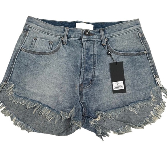 ONE TEASPOON Storm Buoy Outlaw Shorts 26 - Picture 3 of 9